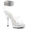 Fabulicious - LIP142 Ankle strap sandal - Transparent Product image